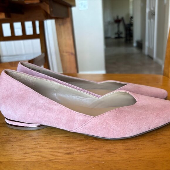 NWOB Naturalizer Pink Suede Flats - Picture 7 of 9